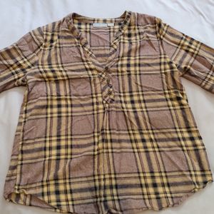Laura Scott Plaid Shirt